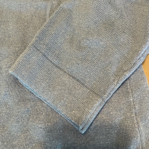 Talbots Blue Cashmere Blend Sweater - Picture 6 of 8